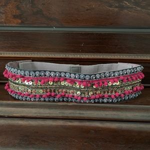 Beaded Anthropologie Belt Size M